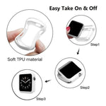 xDfind Candy TPU Watch Cover, For Apple Watch Series 3 / 2 / 1 38mm, For Apple Watch Series 3 / 2 / 1 42mm