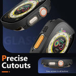 xDfind Tempered Glass Film Integrated PC Watch Cover, For Apple Watch Series 6 / 5 / 4 / SE 44mm, For Apple Watch Series 6 / 5 / 4 / SE 40mm, For Apple Watch Series 11 46mm / 10 46mm, For Apple Watch Series 11 42mm / 10 42mm