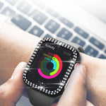 xDfind Double Row Diamond Hollow PC Watch Cover, For Apple Watch Series 6 / 5 / 4 / SE 44mm, For Apple Watch Series 6 / 5 / 4 / SE 40mm, For Apple Watch Series 11 46mm / 10 46mm, For Apple Watch Series 11 42mm / 10 42mm                                 ...
