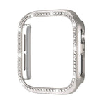 xDfind Single Row Diamond Hollow PC Watch Cover, For Apple Watch Series 11 46mm / 10 46mm, For Apple Watch Series 11 42mm / 10 42mm