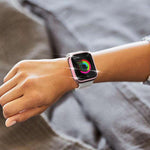 xDfind Single Row Diamond Tempered Glass Film Integrated PC Watch Case, For Apple Watch Series 44mm, For Apple Watch Series 40mm, For Apple Watch Series 11 46mm / 10 46mm, For Apple Watch Series 11 42mm / 10 42mm, For Apple Watch Ultra 3 / 2 / 1 49mm