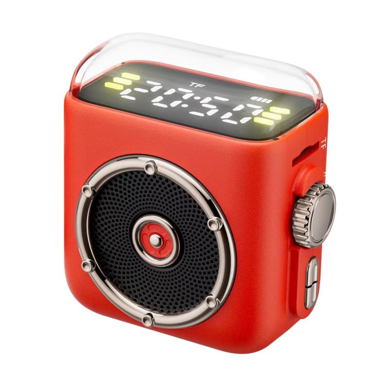 P6 Portable Bluetooth 5.0 Wireless Speaker with Clock & Night Light