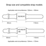 xDfind 3D Laser Engraving Silicone Watch Band, For Apple Watch 42 / 44 / 45 / 46 / 49mm, For Apple Watch 38 / 40 / 41 / S11 42mm