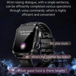 KT89 1.96 inch Square Screen Bluetooth Sports Smart Watch