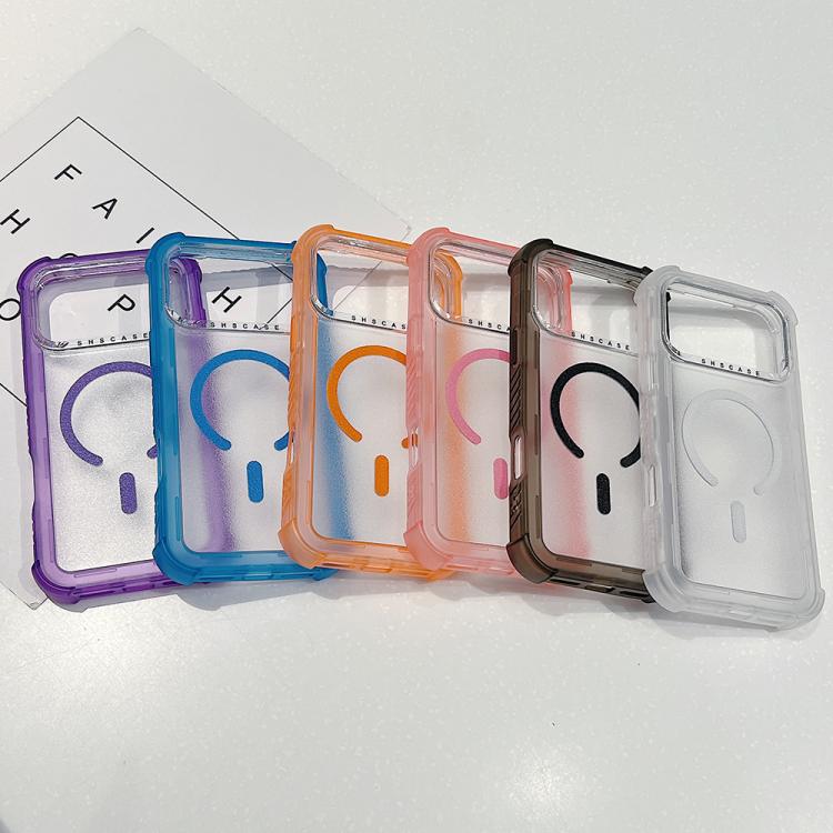 Transparent Matte TPU Hybrid PC 3-in-1 MagSafe Phone Case, For iPhone 17 Pro Max, For iPhone 17 Pro, For iPhone 17, For iPhone Air, For iPhone 16 Pro Max, For iPhone 16 Pro, For iPhone 16 Plus, For iPhone 16