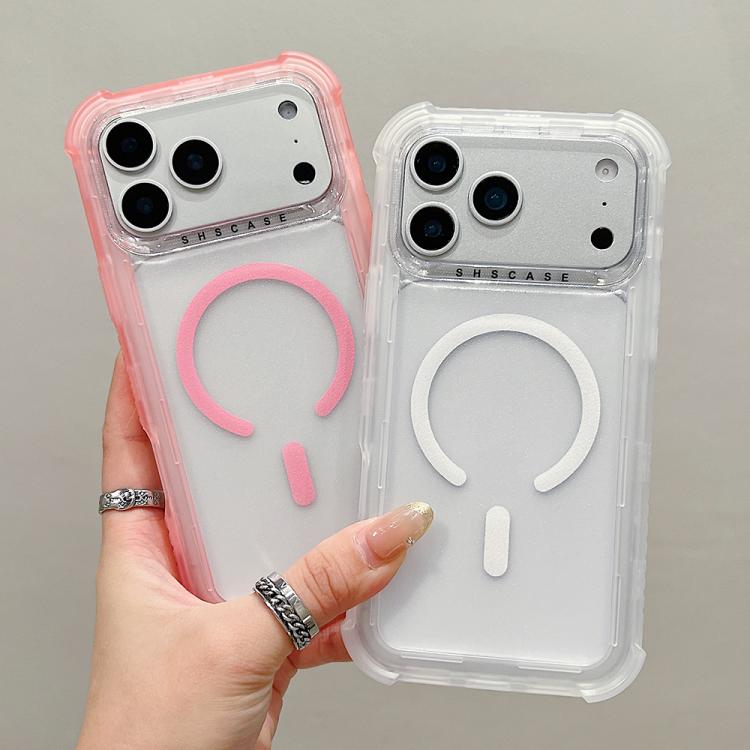 Transparent Matte TPU Hybrid PC 3-in-1 MagSafe Phone Case, For iPhone 17 Pro Max, For iPhone 17 Pro, For iPhone 17, For iPhone Air, For iPhone 16 Pro Max, For iPhone 16 Pro, For iPhone 16 Plus, For iPhone 16