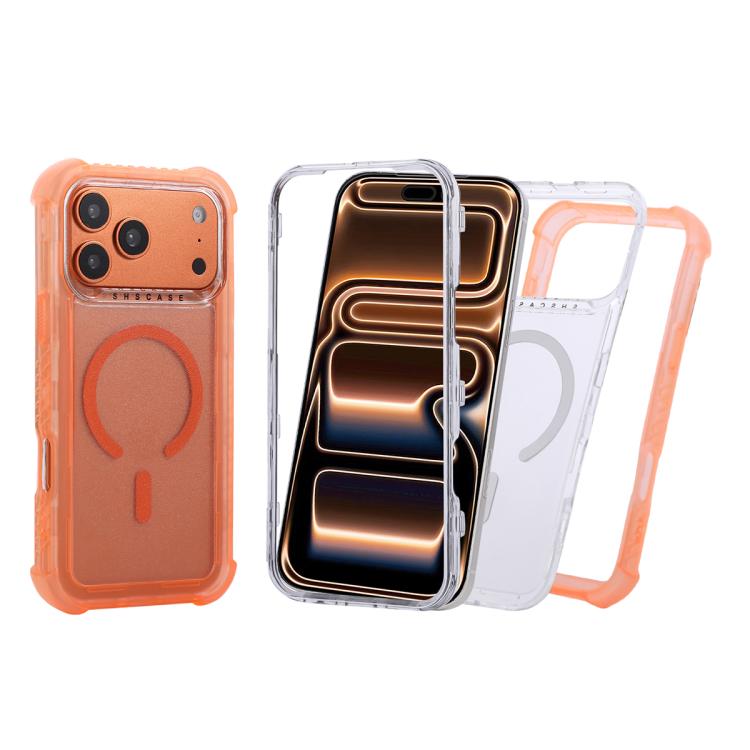Transparent Matte TPU Hybrid PC 3-in-1 MagSafe Phone Case with Wrist Strap, For iPhone 15 Pro Max, For iPhone 15 Pro, For iPhone 15 Plus, For iPhone 15, For iPhone 14 Plus, For iPhone 14, For iPhone 14 Pro, For iPhone 14 Pro Max