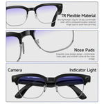 W630 800W WiFi4 AI Photo Recognition Smart Translation Bluetooth Call Glasses