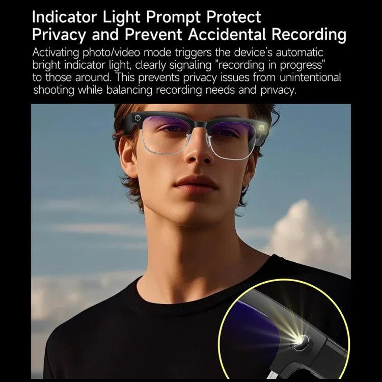 W630 800W WiFi4 AI Photo Recognition Smart Translation Bluetooth Call Glasses