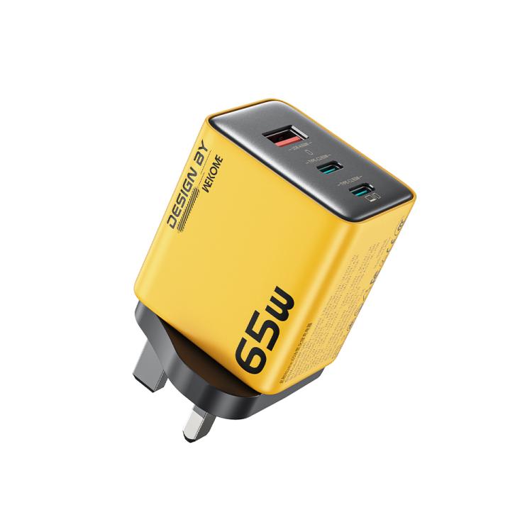 WK WP-U45 Keylour 65W Type-Cx2, USB GaN Charger, EU Plug, UK Plug