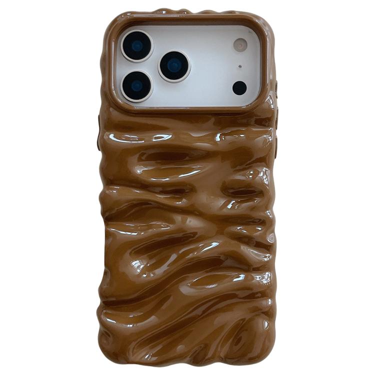 Cream Texture Electroplating TPU Full Coverage Phone Case, For iPhone 17 Pro Max, For iPhone 17 Pro