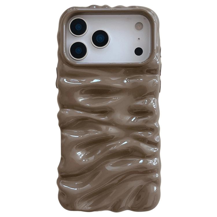 Cream Texture Electroplating TPU Full Coverage Phone Case, For iPhone 17 Pro Max, For iPhone 17 Pro