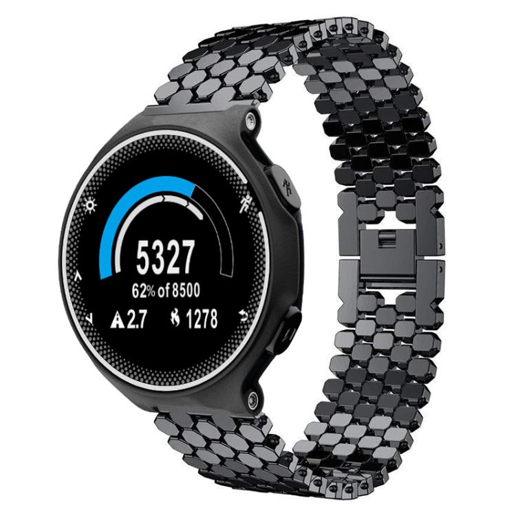xDfind Fish Scale Texture Metal Watch Band, For Garmin Fenix 8/7X/6X/5X 26mm, For Garmin Fenix 8/7/6/5 22mm, For Garmin Forerunner 235/220/620/630, For Garmin Forerunner 35 / 30 / 35J