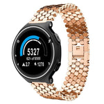 xDfind Fish Scale Texture Metal Watch Band, For Garmin Fenix 8/7X/6X/5X 26mm, For Garmin Fenix 8/7/6/5 22mm, For Garmin Forerunner 235/220/620/630, For Garmin Forerunner 35 / 30 / 35J