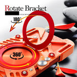 Rotating Bracket MagSafe Hollow Metal Phone Case with Lanyard, For iPhone 17e / 16e, For iPhone 17 Pro Max, For iPhone 17 Pro, For iPhone 17, For iPhone 16 Pro Max, For iPhone 16 Pro, For iPhone 16 Plus, For iPhone 16