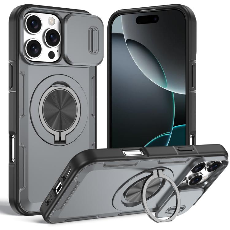 Camshield Rotation Holder MagSafe Phone Case, For iPhone 17 Pro Max, For iPhone 17 Pro, For iPhone 16 Pro Max, For iPhone 16 Pro, For iPhone 16 Plus, For iPhone 16, For iPhone 15 Pro Max, For iPhone 15 Pro