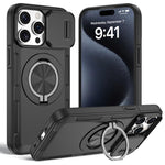 Camshield Rotation Holder MagSafe Phone Case, For iPhone 17 Pro Max, For iPhone 17 Pro, For iPhone 16 Pro Max, For iPhone 16 Pro, For iPhone 16 Plus, For iPhone 16, For iPhone 15 Pro Max, For iPhone 15 Pro
