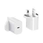 USAMS CC227 T65 PD20W USB-C / Type-C Single Port Fast Charger, UK Plug, CC227