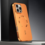 Frosted Magnetic Shield MagSafe Alloy Metal Phone Case, For iPhone 17 Pro Max, For iPhone 17 Pro, For iPhone 17, For iPhone Air, For iPhone 16 Pro Max, For iPhone 16 Pro, For iPhone 15 Pro Max, For iPhone 15 Pro