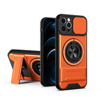 Lens Sliding Window Multifunctional Magnetic Shockproof Phone Case, For iPhone 13, For iPhone 12, For iPhone 12 Pro Max, For iPhone 12 Pro, For iPhone 11 Pro Max, For iPhone 11, For iPhone XS Max