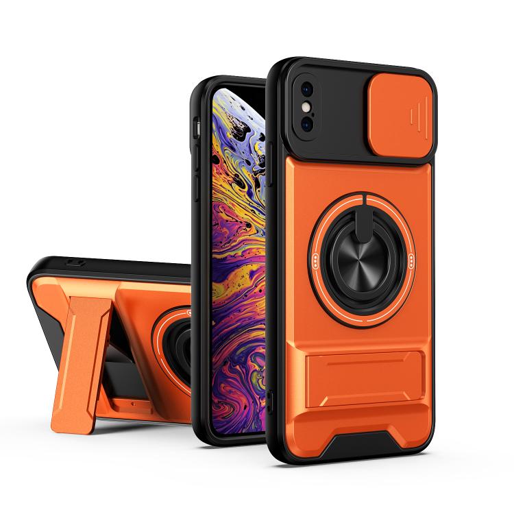 Lens Sliding Window Multifunctional Magnetic Shockproof Phone Case, For iPhone 13, For iPhone 12, For iPhone 12 Pro Max, For iPhone 12 Pro, For iPhone 11 Pro Max, For iPhone 11, For iPhone XS Max