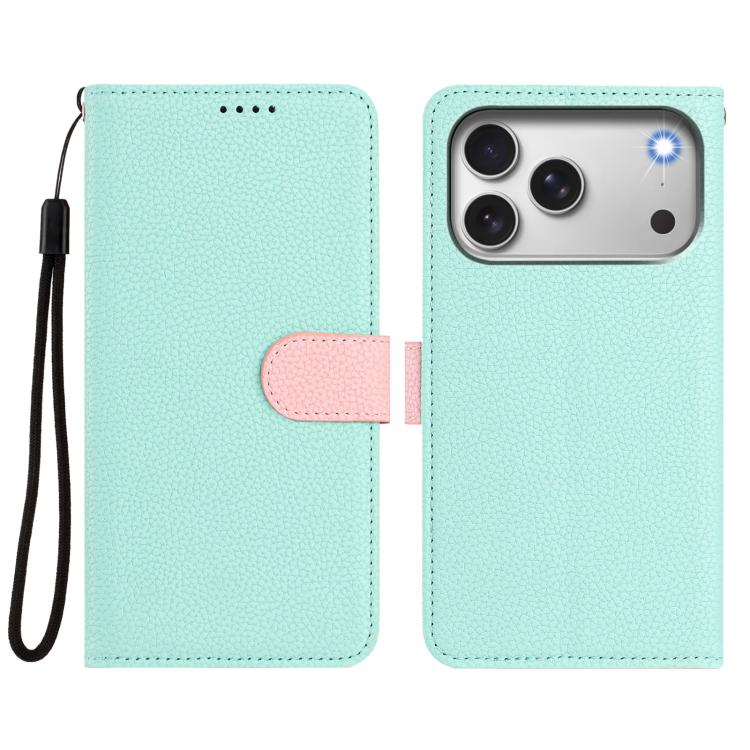 Detachable Litchi Texture Magnetic Side-Patch Vegan Leather Phone Case, For iPhone 17 Pro Max, For iPhone 17 Pro, For iPhone 17, For iPhone Air, For iPhone 16 Pro Max, For iPhone 16 Pro, For iPhone 16 Plus, For iPhone 16