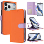 Detachable Litchi Texture Magnetic Side-Patch Vegan Leather Phone Case, For iPhone 17 Pro Max, For iPhone 17 Pro, For iPhone 17, For iPhone Air, For iPhone 16 Pro Max, For iPhone 16 Pro, For iPhone 16 Plus, For iPhone 16