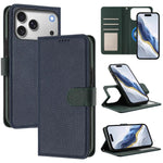 Detachable Litchi Texture Magnetic Side-Patch Vegan Leather Phone Case, For iPhone 17 Pro Max, For iPhone 17 Pro, For iPhone 17, For iPhone Air, For iPhone 16 Pro Max, For iPhone 16 Pro, For iPhone 16 Plus, For iPhone 16