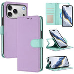 Detachable Litchi Texture Magnetic Side-Patch Vegan Leather Phone Case, For iPhone 17 Pro Max, For iPhone 17 Pro, For iPhone 17, For iPhone Air, For iPhone 16 Pro Max, For iPhone 16 Pro, For iPhone 16 Plus, For iPhone 16