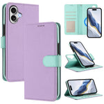 Detachable Litchi Texture Magnetic Side-Patch Vegan Leather Phone Case, For iPhone 17 Pro Max, For iPhone 17 Pro, For iPhone 17, For iPhone Air, For iPhone 16 Pro Max, For iPhone 16 Pro, For iPhone 16 Plus, For iPhone 16
