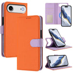 Detachable Litchi Texture Magnetic Side-Patch Vegan Leather Phone Case, For iPhone 17 Pro Max, For iPhone 17 Pro, For iPhone 17, For iPhone Air, For iPhone 16 Pro Max, For iPhone 16 Pro, For iPhone 16 Plus, For iPhone 16