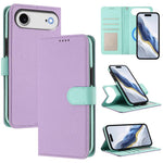 Detachable Litchi Texture Magnetic Side-Patch Vegan Leather Phone Case, For iPhone 17 Pro Max, For iPhone 17 Pro, For iPhone 17, For iPhone Air, For iPhone 16 Pro Max, For iPhone 16 Pro, For iPhone 16 Plus, For iPhone 16