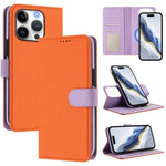 Detachable Litchi Texture Magnetic Side-Patch Vegan Leather Phone Case, For iPhone 17 Pro Max, For iPhone 17 Pro, For iPhone 17, For iPhone Air, For iPhone 16 Pro Max, For iPhone 16 Pro, For iPhone 16 Plus, For iPhone 16