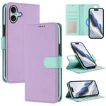 Detachable Litchi Texture Magnetic Side-Patch Vegan Leather Phone Case, For iPhone 17 Pro Max, For iPhone 17 Pro, For iPhone 17, For iPhone Air, For iPhone 16 Pro Max, For iPhone 16 Pro, For iPhone 16 Plus, For iPhone 16