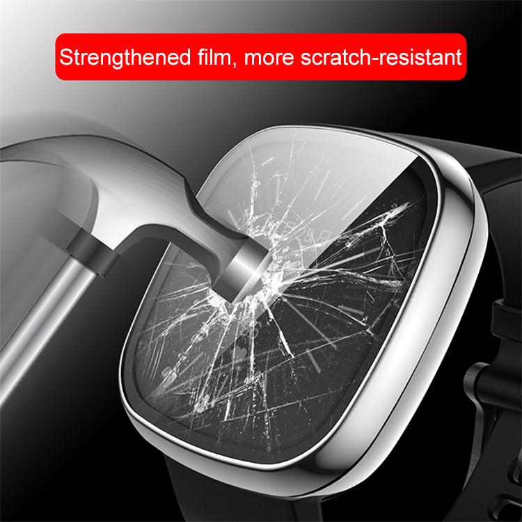 xDfind Tempered Film Integrated PC Watch Protective Cover, For Fitbit Versa 4, For Fitbit Versa 3