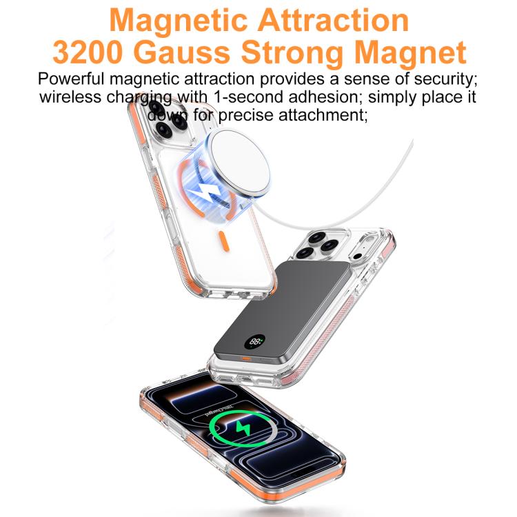 Ice Armor Magnetic PC Hybrid TPU Phone Case, For iPhone 17 Pro Max, For iPhone 17 Pro, For iPhone Air