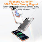 Ice Armor Magnetic Rotation Holder PC Hybrid TPU Phone Case, For iPhone 17 Pro Max, For iPhone 17 Pro, For iPhone Air