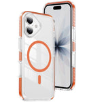Crystal Shield Clear Magnetic Acrylic Hybrid TPU Phone Case, For iPhone 17 Pro Max, For iPhone 17 Pro, For iPhone 17, For iPhone Air, For iPhone 16 Pro Max, For iPhone 16 Pro