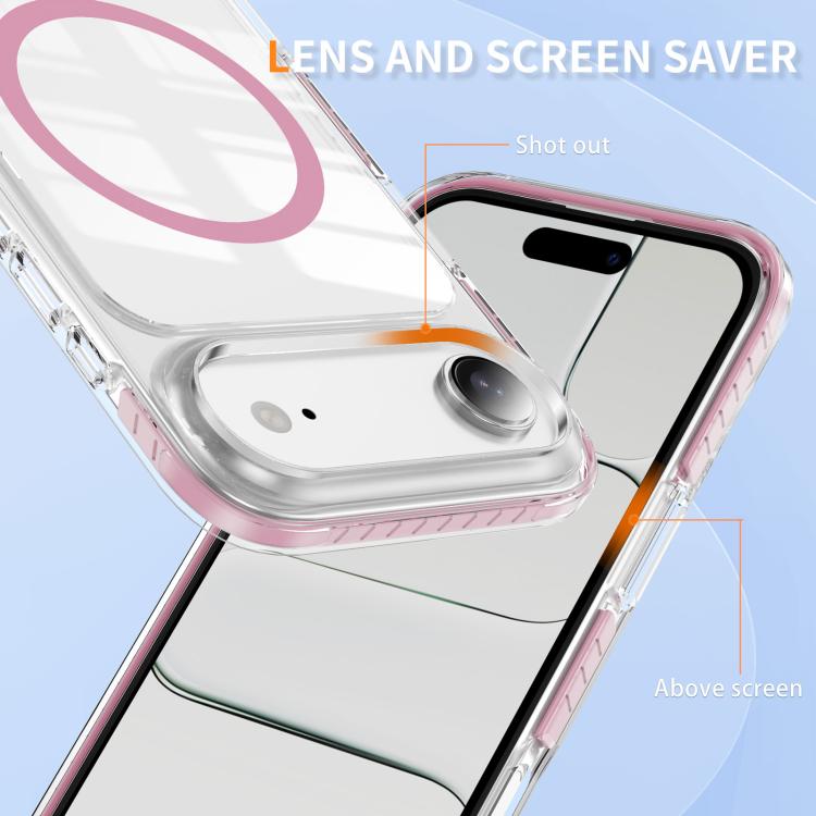 Crystal Shield Clear Magnetic Acrylic Hybrid TPU Phone Case, For iPhone Air, For iPhone 16 Pro Max, For iPhone 16 Pro, For iPhone 16 Plus, For iPhone 16, For iPhone 15 Pro Max