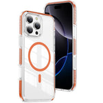 Crystal Shield Clear Magnetic Acrylic Hybrid TPU Phone Case, For iPhone 17 Pro Max, For iPhone 17 Pro, For iPhone 17, For iPhone Air, For iPhone 16 Pro Max, For iPhone 16 Pro