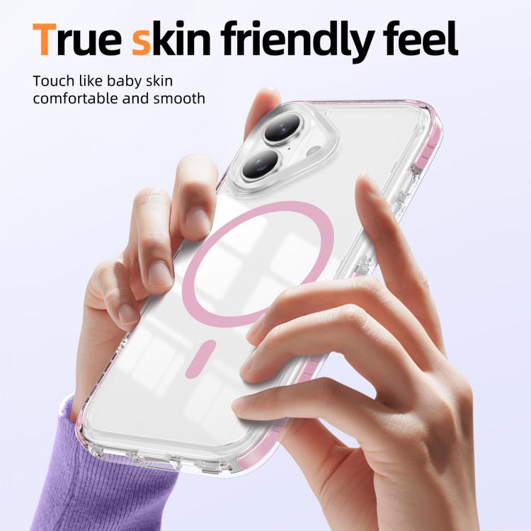 Crystal Shield Clear Magnetic Acrylic Hybrid TPU Phone Case, For iPhone 16 Plus, For iPhone 16, For iPhone 15 Pro Max, For iPhone 15 Pro, For iPhone 15 Plus, For iPhone 15
