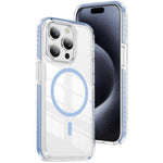 Crystal Shield Clear Magnetic Acrylic Hybrid TPU Phone Case, For iPhone 16 Plus, For iPhone 16, For iPhone 15 Pro Max, For iPhone 15 Pro, For iPhone 15 Plus, For iPhone 15