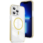 Crystal Shield Clear Magnetic Acrylic Hybrid TPU Phone Case, For iPhone 14 Plus, For iPhone 14 / 13, For iPhone 14 Pro, For iPhone 14 Pro Max, For iPhone 13 Pro Max, For iPhone 13 Pro