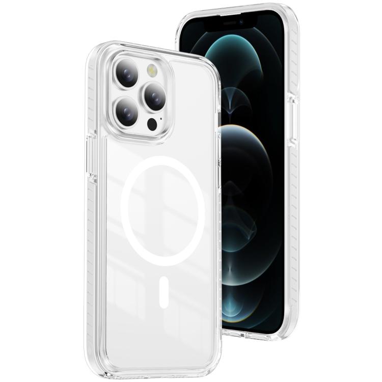 Crystal Shield Clear Magnetic Acrylic Hybrid TPU Phone Case, For iPhone 13 Pro Max, For iPhone 13 Pro, For iPhone 12 / 12 Pro, For iPhone 12 Pro Max
