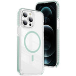 Crystal Shield Clear Magnetic Acrylic Hybrid TPU Phone Case, For iPhone 13 Pro Max, For iPhone 13 Pro, For iPhone 12 / 12 Pro, For iPhone 12 Pro Max