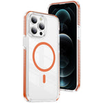 Crystal Shield Clear Magnetic Acrylic Hybrid TPU Phone Case, For iPhone 13 Pro Max, For iPhone 13 Pro, For iPhone 12 / 12 Pro, For iPhone 12 Pro Max