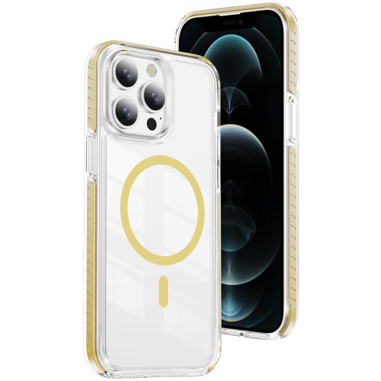 Crystal Shield Clear Magnetic Acrylic Hybrid TPU Phone Case, For iPhone 13 Pro Max, For iPhone 13 Pro, For iPhone 12 / 12 Pro, For iPhone 12 Pro Max