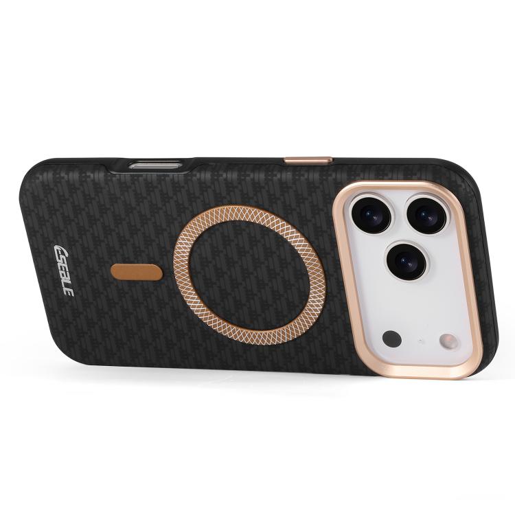 ESEBLE L3 Triangular Shield Metal Lens Magnetic Phone Case, For iPhone 18 Pro / 17 Pro, For iPhone 18 Pro Max / 17 Pro Max