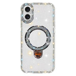 Rhinestone Glitter Kickstand Dual-side IMD Phone Case, For iPhone 17 Pro Max, For iPhone 17 Pro, For iPhone 17, For iPhone Air, For iPhone 16 Pro Max, For iPhone 16 Pro, For iPhone 16 Plus, For iPhone 16