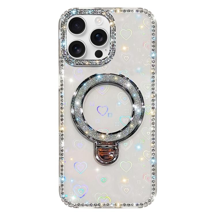 Rhinestone Glitter Kickstand Dual-side IMD Phone Case, For iPhone 17 Pro Max, For iPhone 17 Pro, For iPhone 17, For iPhone Air, For iPhone 16 Pro Max, For iPhone 16 Pro, For iPhone 16 Plus, For iPhone 16